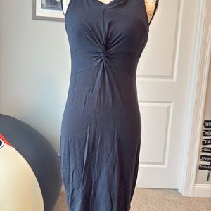 Black Ruched Athleta Dress